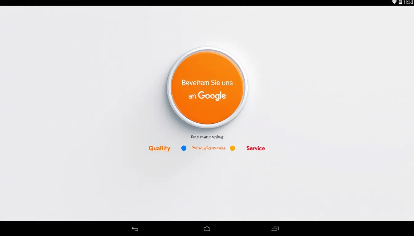 Warum Google Bewertungen wichtig sind. Bewerten Sie uns auf Google.